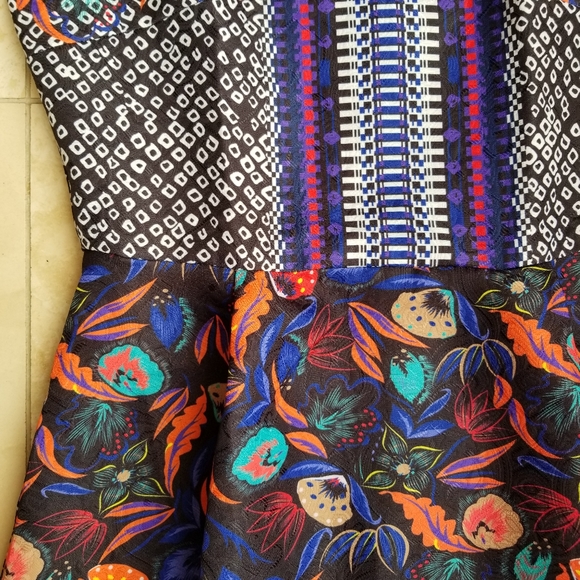 Multicolored Patterned Dress - Picture 7 of 7